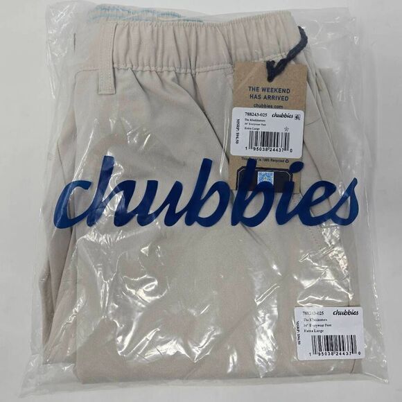 CHUBBIES EVERYWEAR PANT MENS EXTRA LARGE 34" INSEAM THE KHAKINATORS NEW - Picture 2 of 3